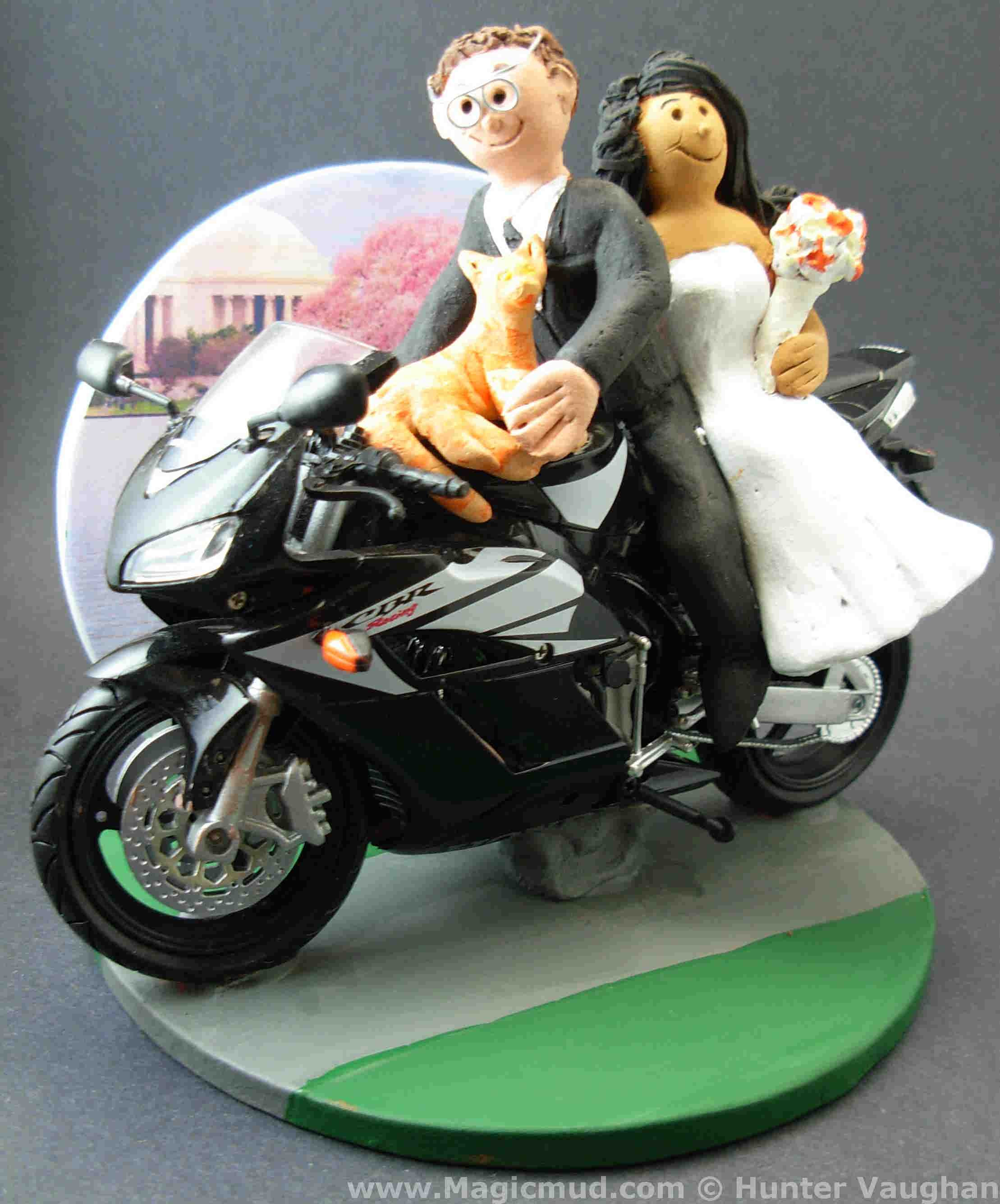 Motorcycle Cake Toppers For Wedding Cakes
 wedding cake toppers Dirt Bike Wedding Cake Toppers