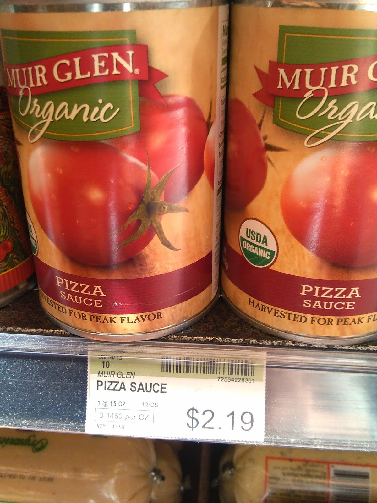 Muir Glen Organic Pizza Sauce
 Exploring Real Food