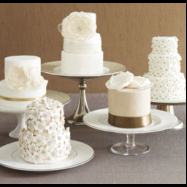 Multiple Wedding Cakes
 Multiple Cakes Wedding Cake Ideas and Designs
