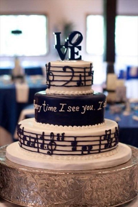 Music Themed Wedding Cakes
 Best 25 Music wedding cakes ideas on Pinterest