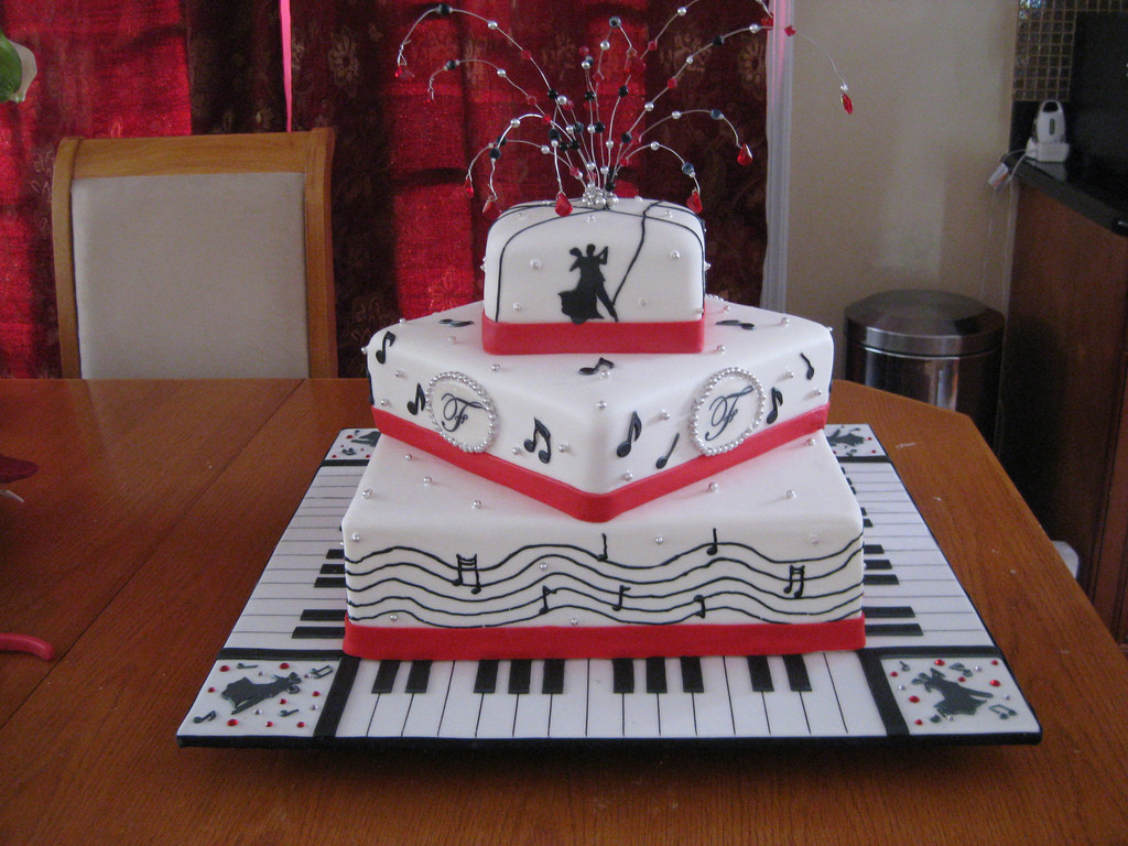 Music Themed Wedding Cakes
 Music Theme Wedding Cake cakes2crumbs