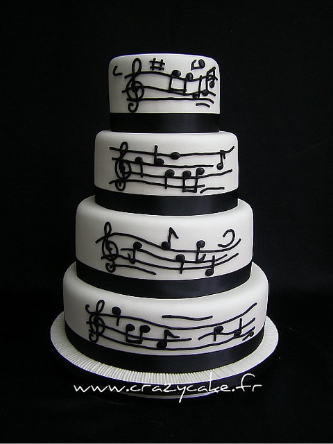Music Themed Wedding Cakes
 Music themed wedding cake a photo on Flickriver