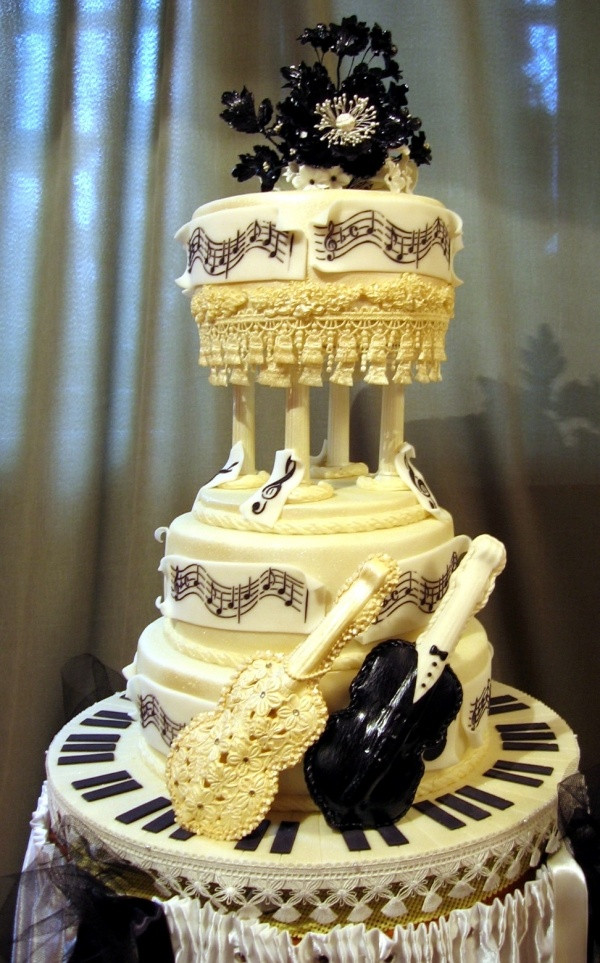 Music Themed Wedding Cakes
 Music themed wedding cakes idea in 2017