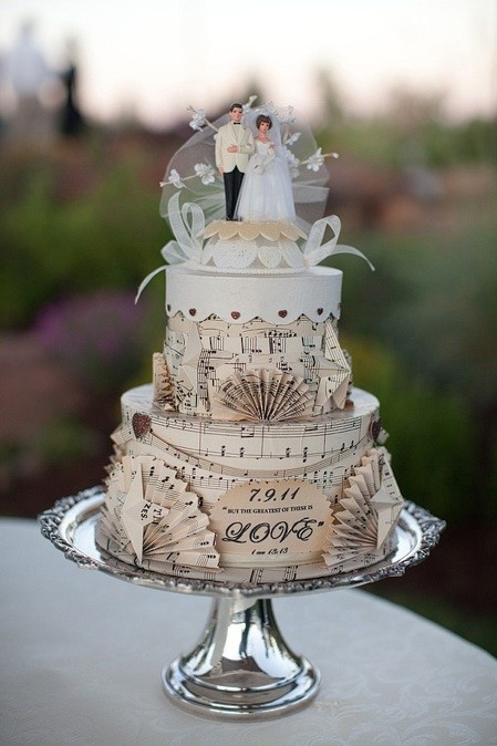 Music Themed Wedding Cakes
 17 Best images about Music themed cakes on Pinterest