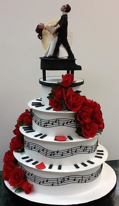Music Themed Wedding Cakes
 25 best ideas about Music wedding cakes on Pinterest