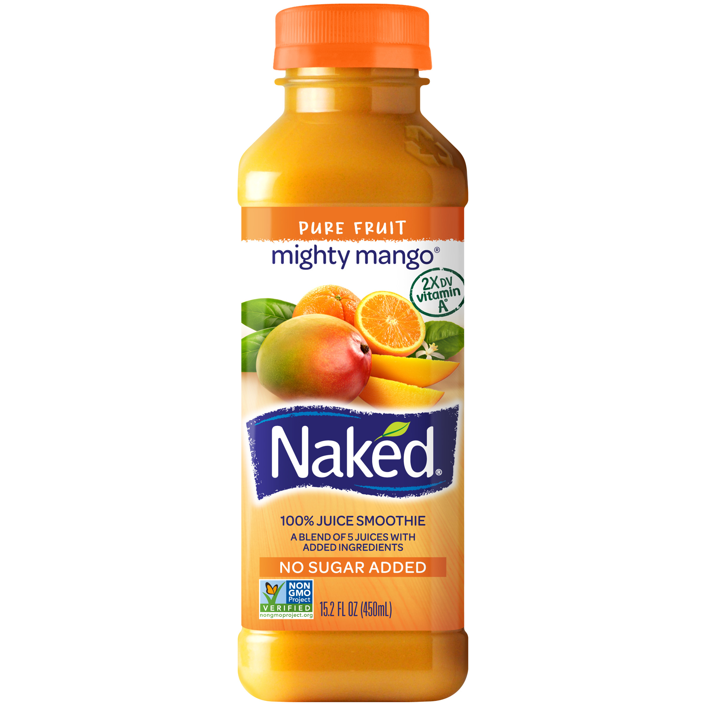 Naked Smoothies Healthy
 Naked Mighty Mango Juice Smoothie 15 2 oz Plastic Bottle