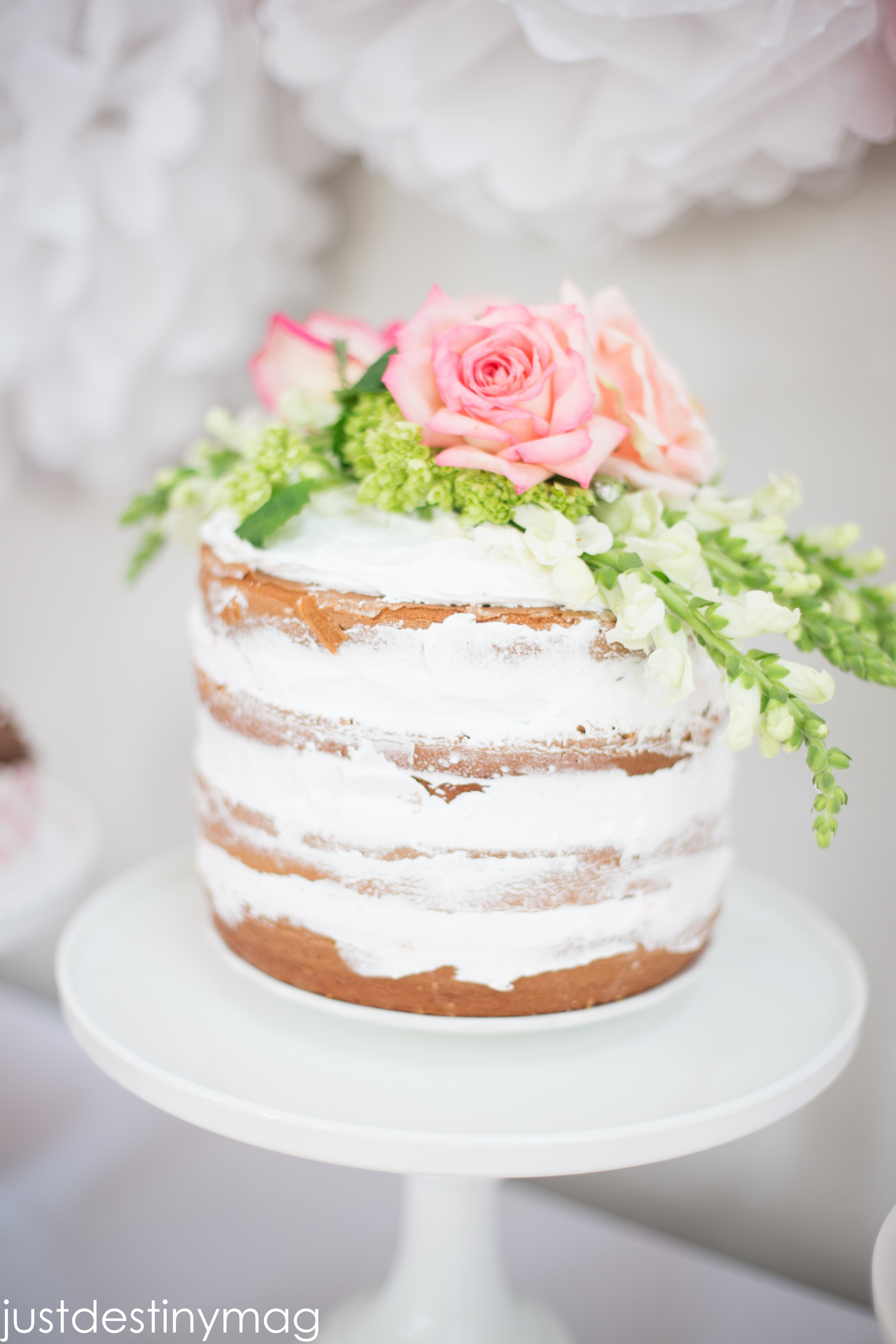 Naked Wedding Cake Recipe
 How to make Beautiful NAKED CAKES