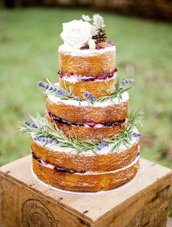 Naked Wedding Cake Recipe
 31 Beautiful Naked Wedding Cake Ideas For 2016