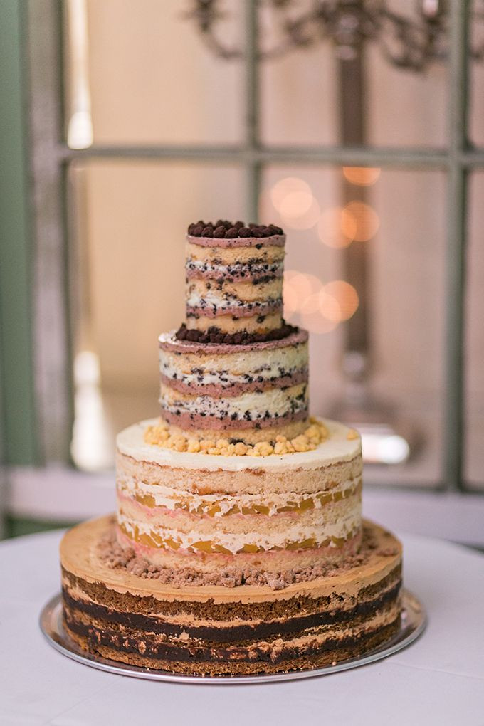 Naked Wedding Cakes
 Walnut wedding cake