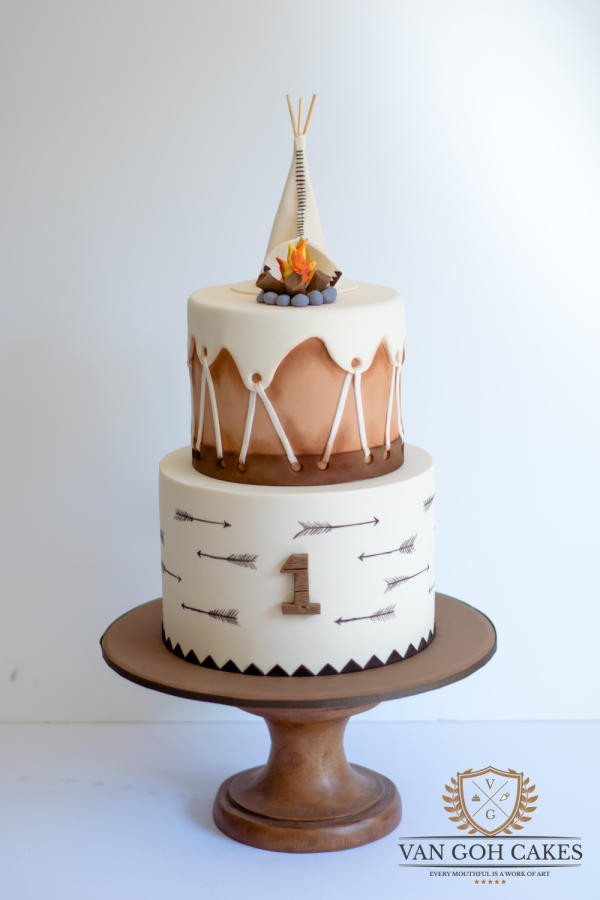 Native American Wedding Cakes
 Native American Birthday Cake cake by Van Goh Cakes