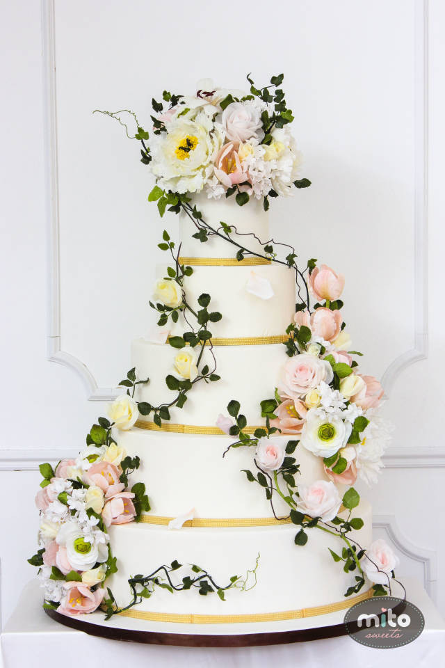 Nature Themed Wedding Cakes
 Nature inspired wedding cake Cake by Mito Sweets