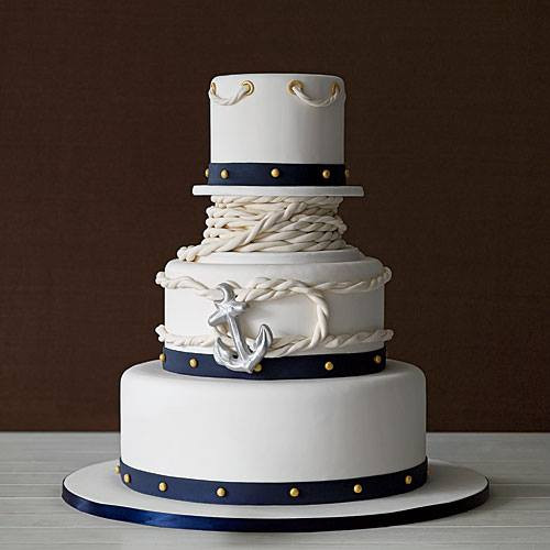 Nautical Wedding Cakes
 Nautical Wedding Cakes BexBernard