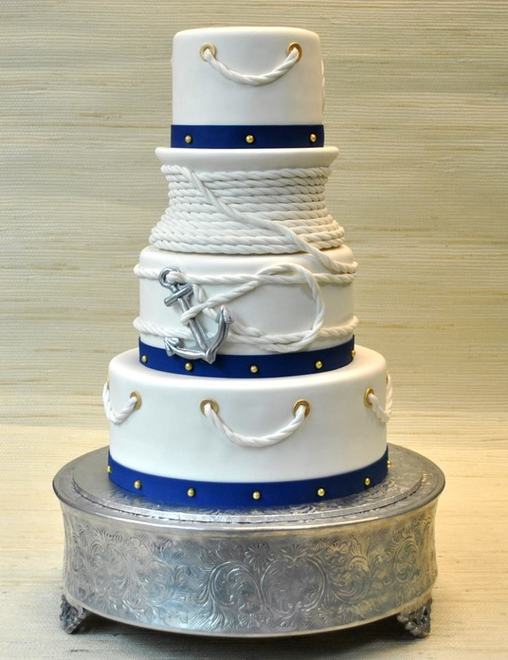 Nautical Wedding Cakes
 15 Nautical Rope Wedding Cakes • DIY Weddings Magazine