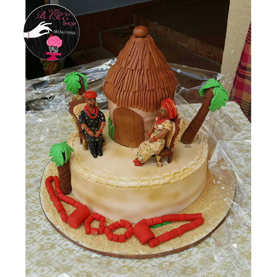Nigeria Traditional Wedding Cakes
 Nigerian Traditional Marriage Cake CakeCentral