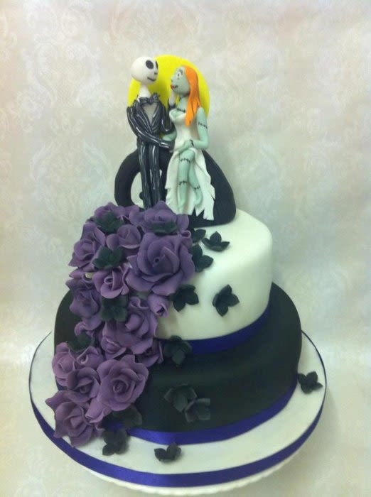 Nightmare Before Christmas Wedding Cakes
 Nightmare before Christmas wedding cake Cake by Laura