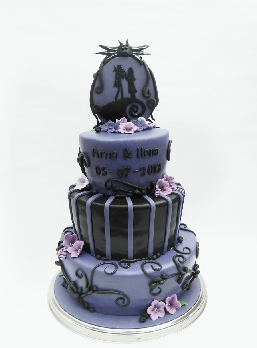 Nightmare Before Christmas Wedding Cakes
 Nightmare Before Christmas Wedding Cake CakeCentral