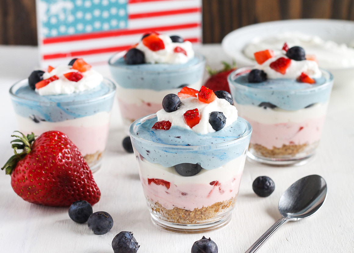 No Bake 4Th Of July Desserts
 No Bake Berry Cheesecakes are the Perfect Fourth of July