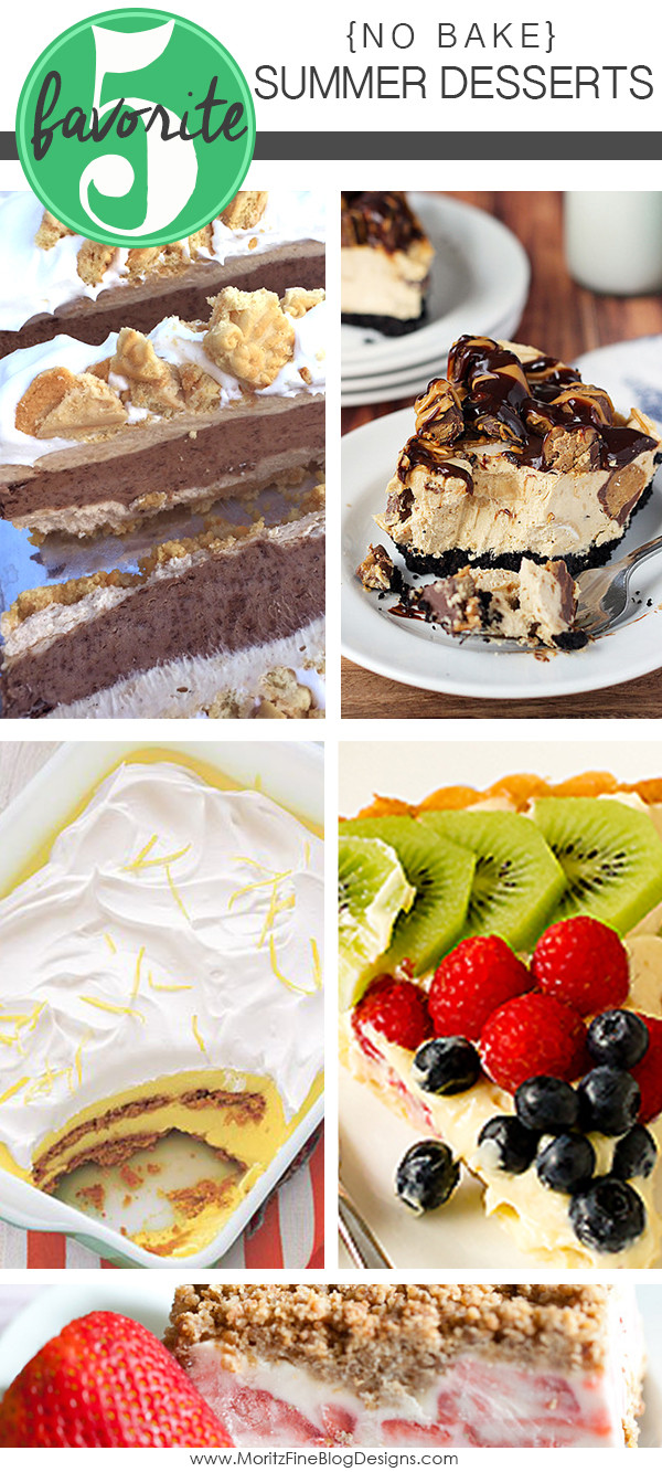 No Bake Desserts For Summer
 No Bake Summer Desserts