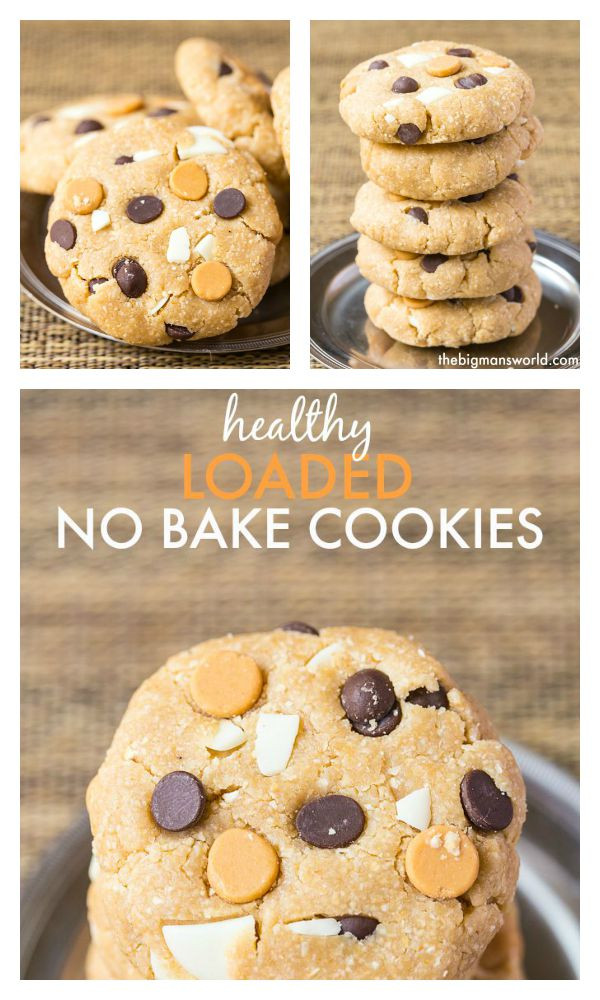 No Bake Healthy Cookies
 Loaded Healthy No Bake Cookies