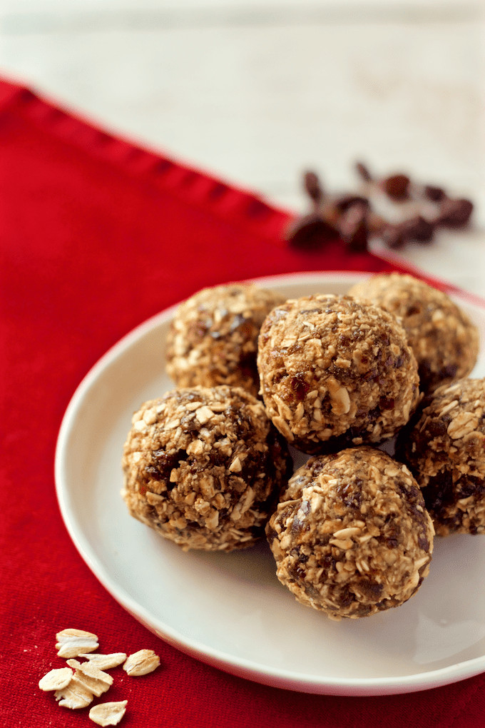 No Bake Healthy Oatmeal Cookies
 No bake oatmeal raisin cookie balls Family Food on the Table