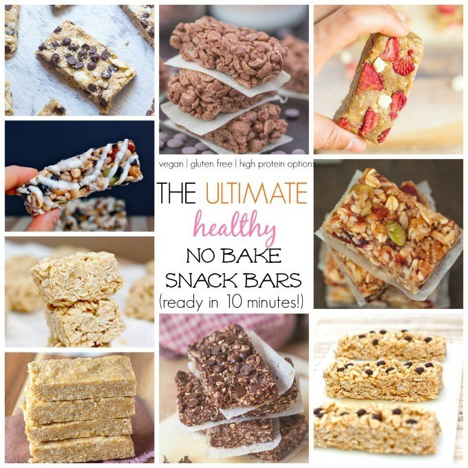 No Bake Healthy Snacks
 The Ultimate Healthy No Bake Snacks