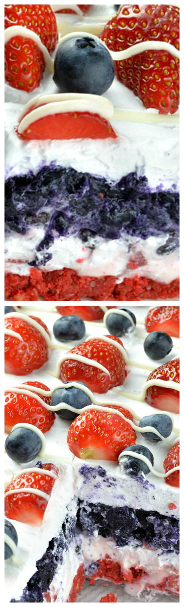 No Bake Summer Berry Lasagna
 194 best images about 4th of July Summer on Pinterest