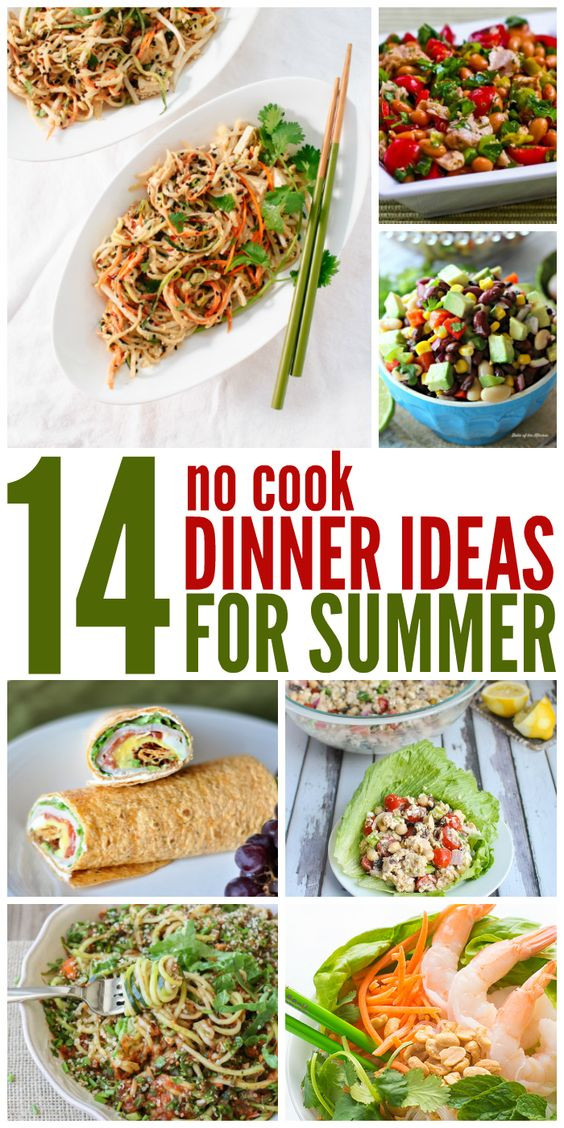 No Cook Dinners For Summer
 Pinterest • The world’s catalog of ideas