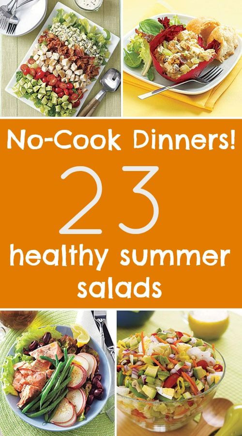No Cook Dinners For Summer
 17 Best images about No Bake Recipes on Pinterest