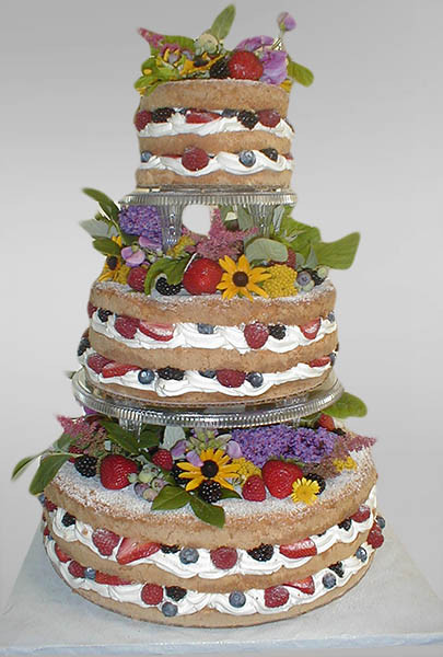 No Frosting Wedding Cakes
 Wedding Cakes The Caketeria