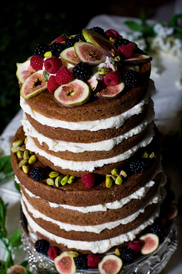 No Frosting Wedding Cakes
 Wedding Trend Alert Naked Wedding Cakes Rustic Wedding Chic