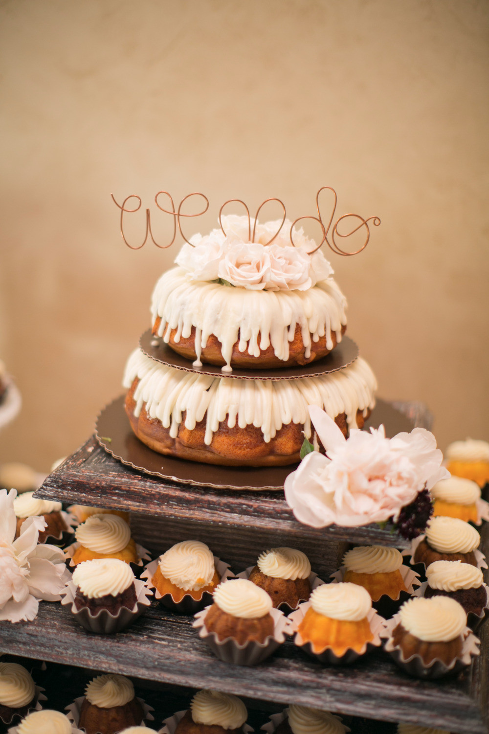 Nothing Bundt Cakes Wedding
 Pretty And Sweet Red Lakeside Wedding