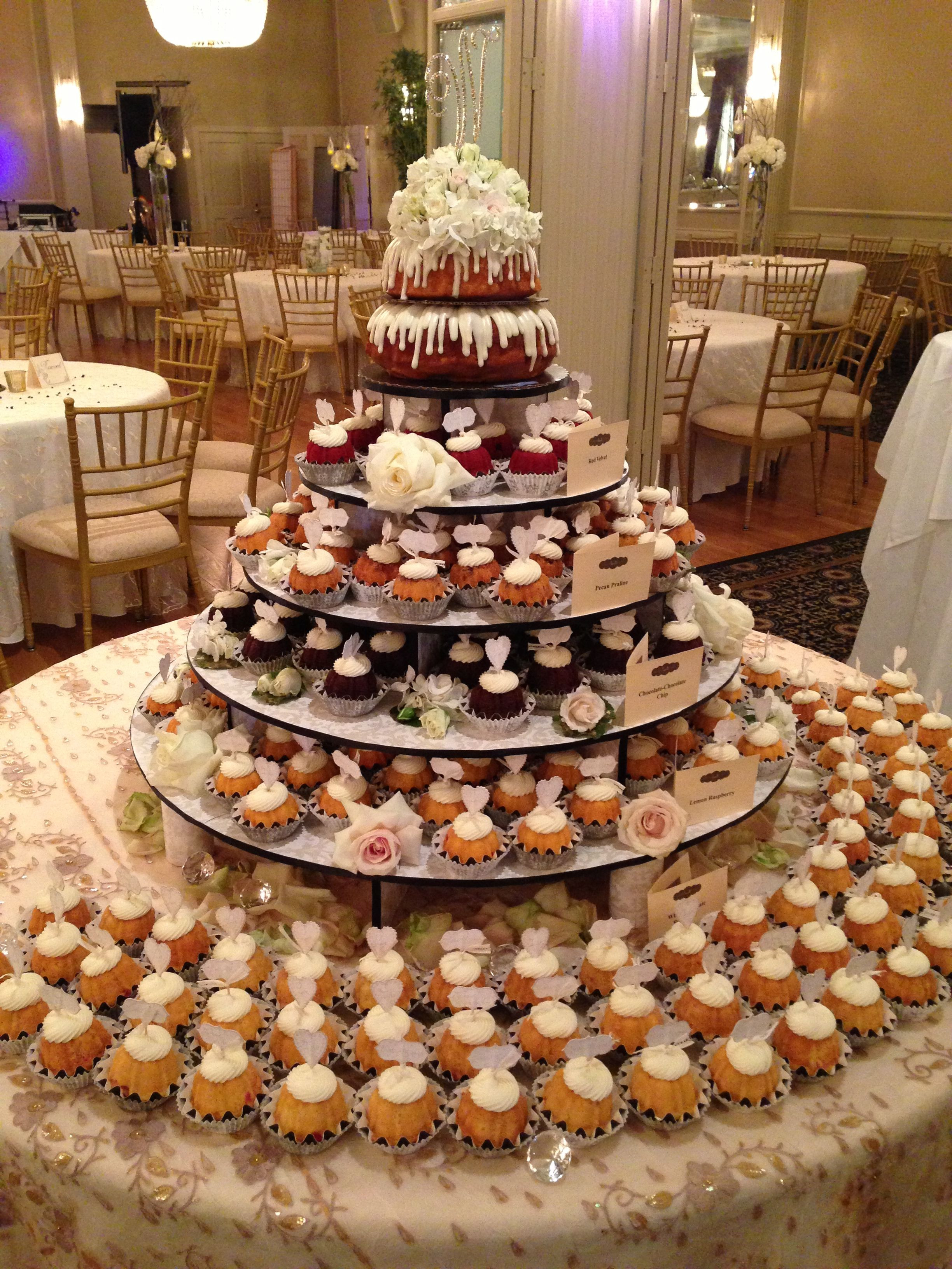 Nothing Bundt Cakes Wedding
 Maybe this is the way to go d just have a small cake