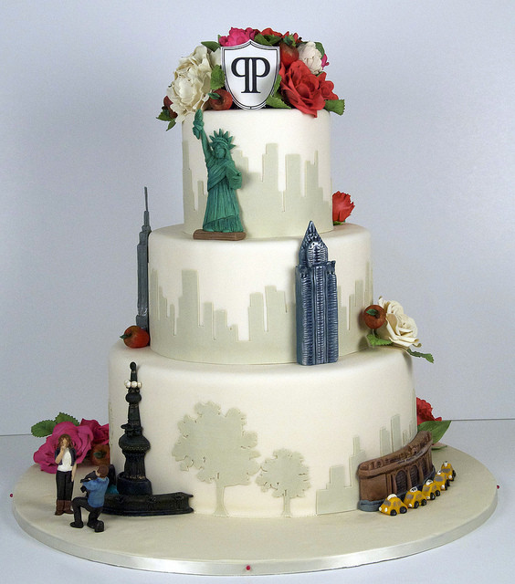 Nyc Wedding Cakes
 Fabulous New York Themed Ideas B Lovely Events