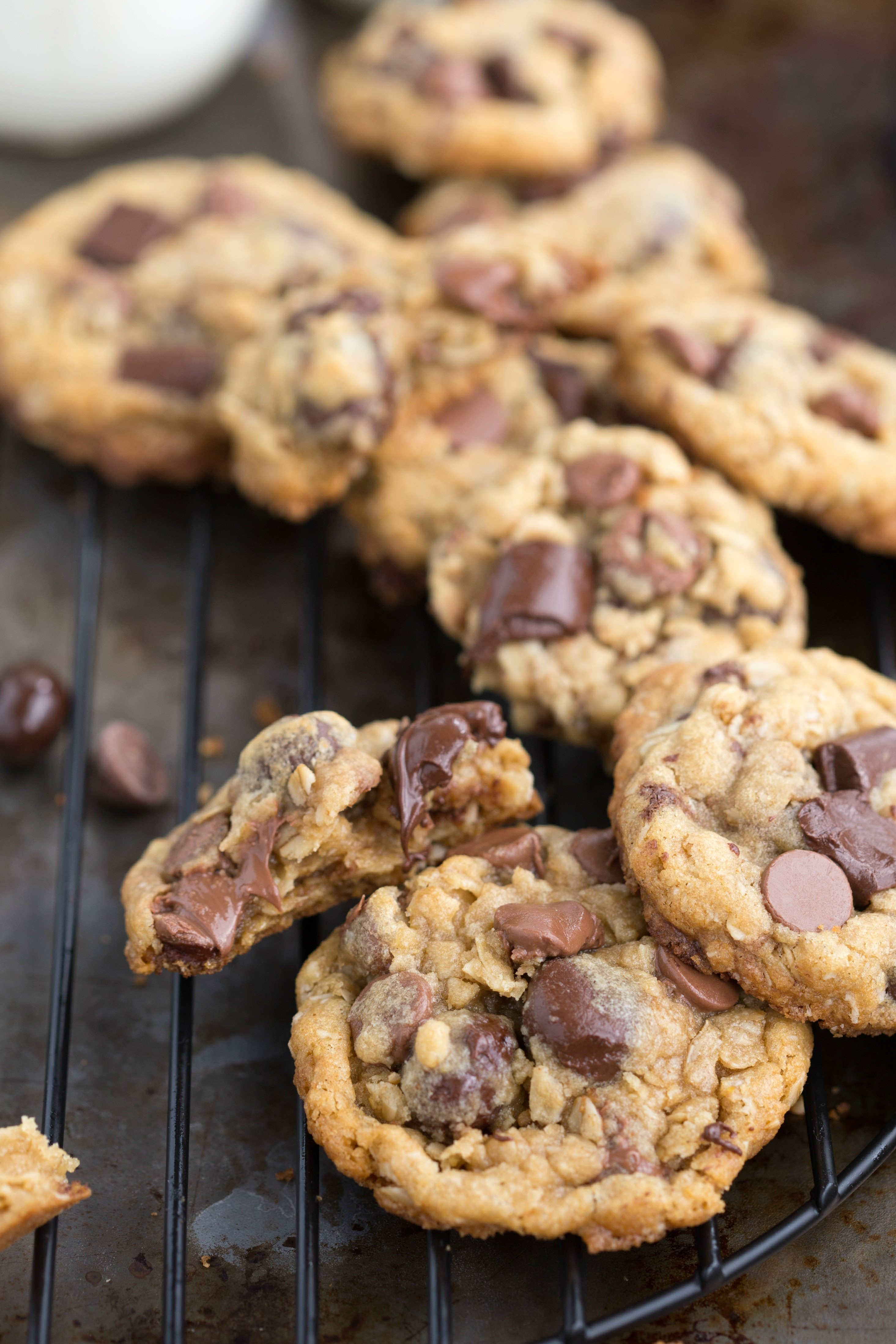 Oat Chocolate Chip Cookies Healthy
 Healthier Oatmeal Chocolate Chip Cookies with Dark