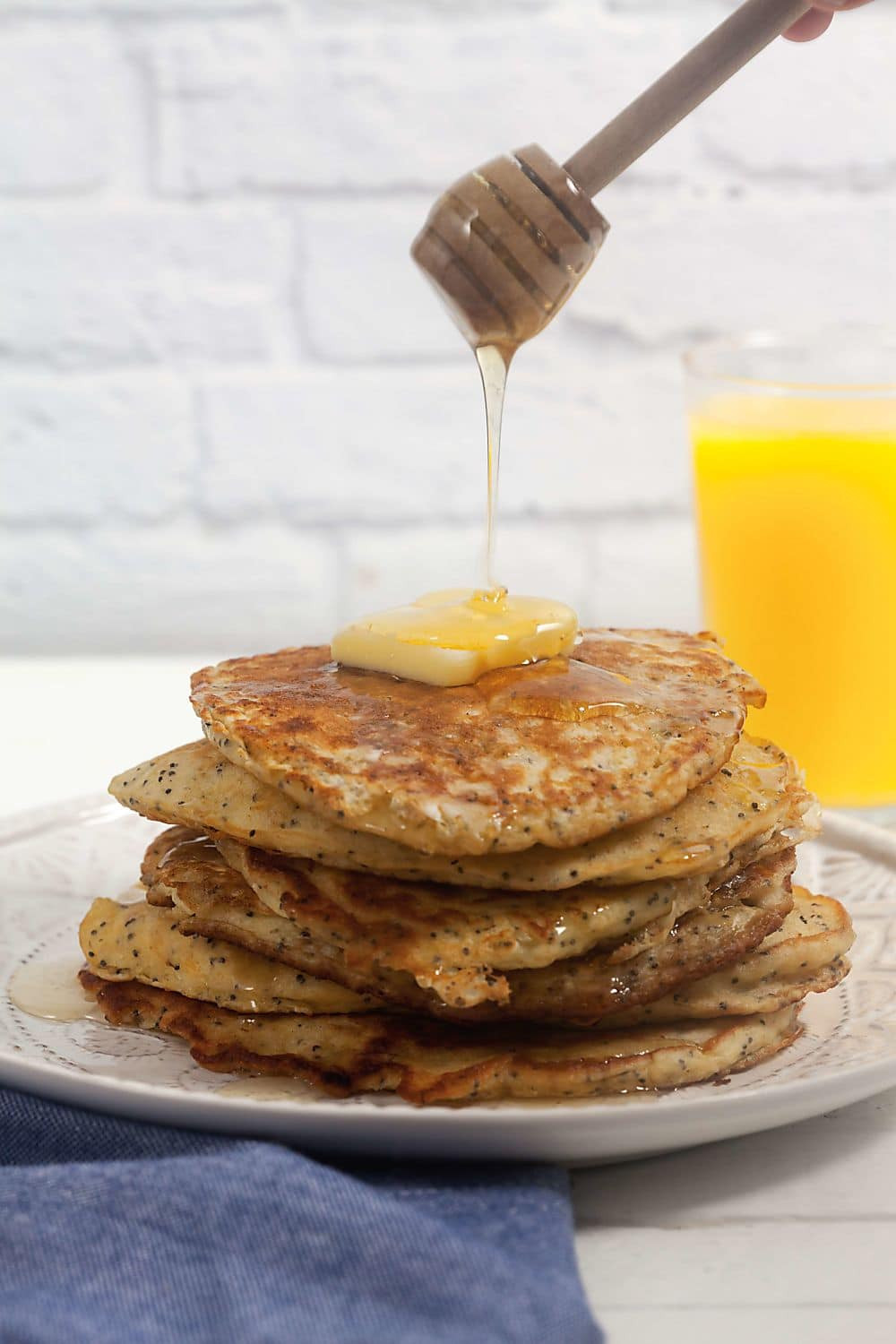 Oatmeal Pancakes Healthy
 Lemon Poppy Oatmeal Pancakes