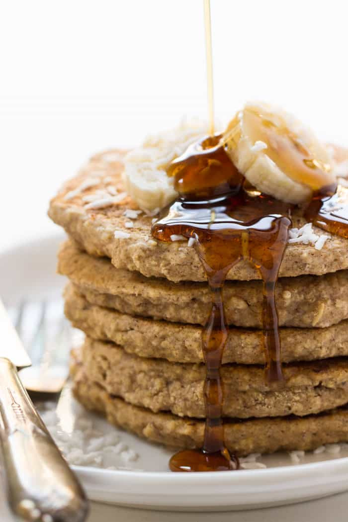 Oatmeal Pancakes Healthy
 Vegan Cinnamon Oatmeal Quinoa Pancakes Simply Quinoa