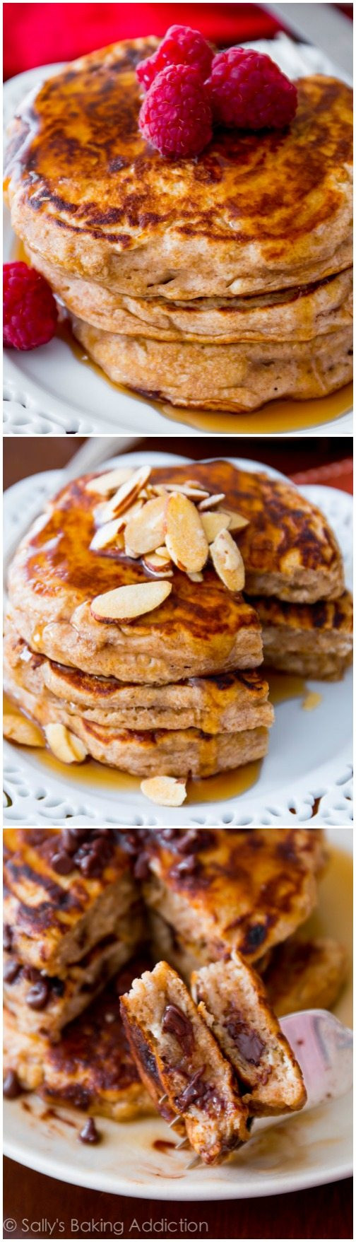 Oatmeal Pancakes Healthy
 Whole Wheat Oatmeal Pancakes Sallys Baking Addiction