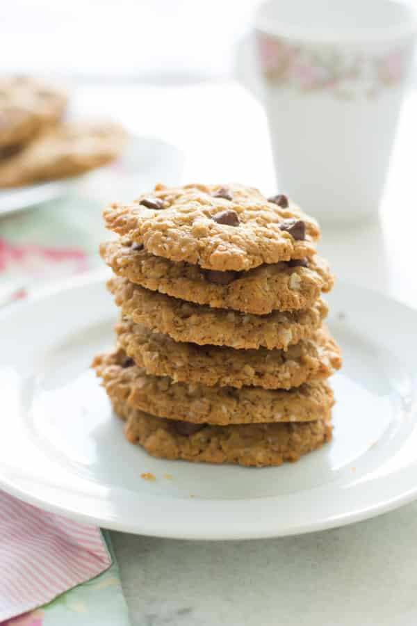 Oatmeal Peanut Butter Cookies Healthy
 Healthy Peanut Butter Oatmeal Cookies Primavera Kitchen