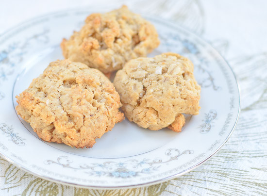 Oatmeal Peanut Butter Cookies Healthy
 Healthy Peanut Butter Coconut Oatmeal Cookies Recipe