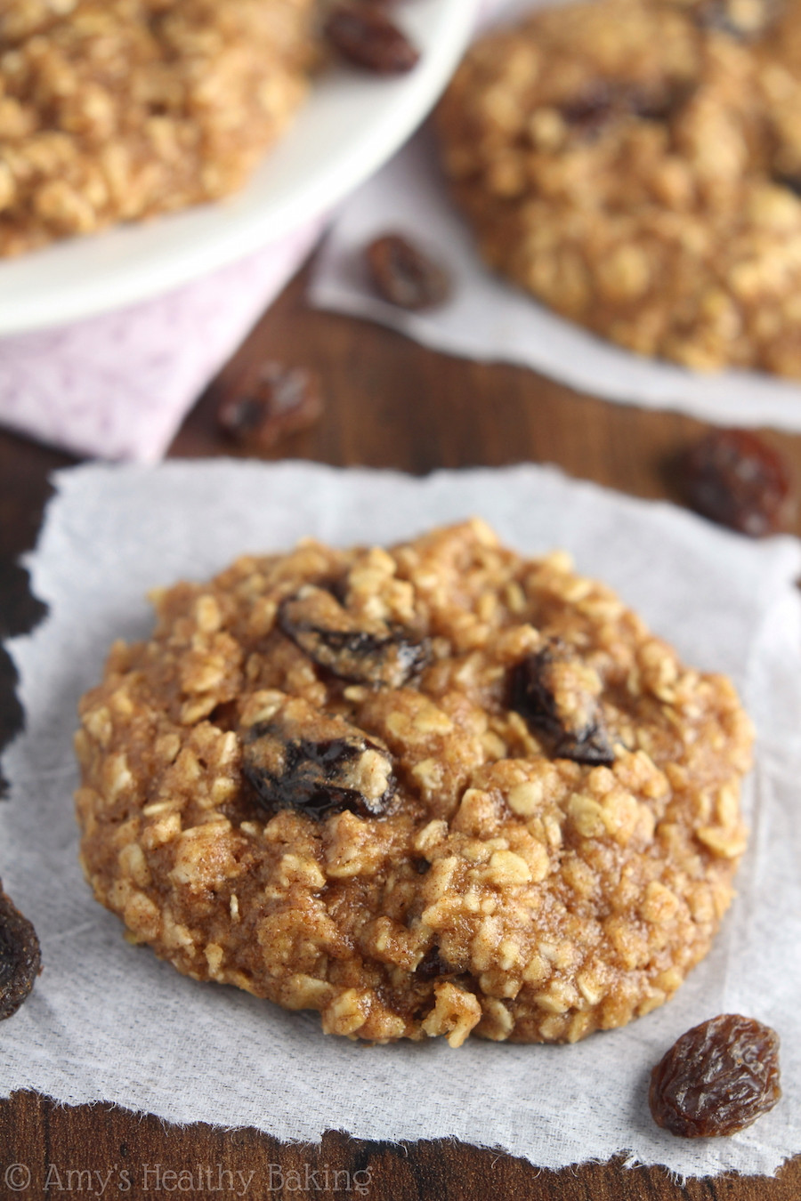 Oatmeal Raisin Cookies Recipe Healthy
 The Ultimate Healthy Soft & Chewy Oatmeal Raisin Cookies