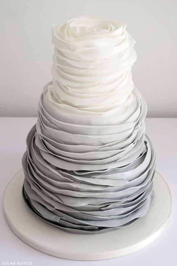 Ombre Wedding Cakes
 20 Charming Ombre Wedding Ideas To Love