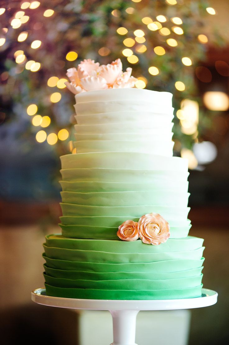 Ombre Wedding Cakes
 Wedding Cake Wednesday Ombre Cakes