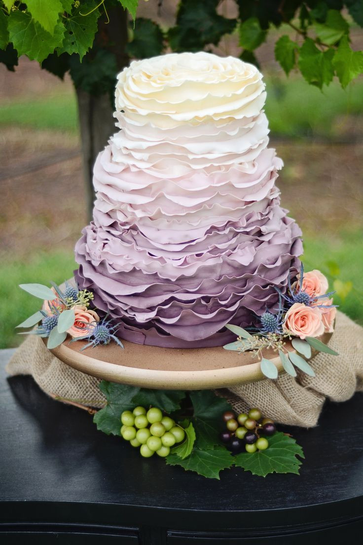 Ombre Wedding Cakes
 26 Oh So Pretty Ombre Wedding Cake Ideas