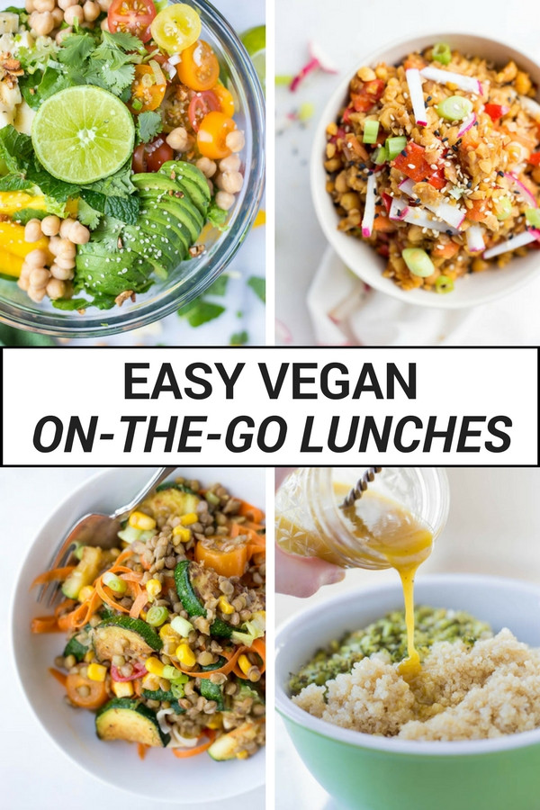On The Go Healthy Lunches
 Easy Vegan the Go Lunches Fooduzzi