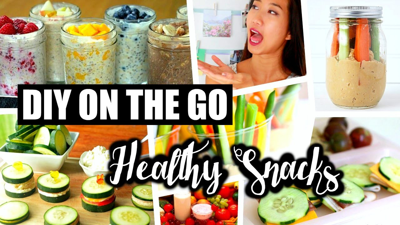 On The Go Healthy Snacks
 DIY HEALTHY SNACKS ON THE GO QUICK AND EASY