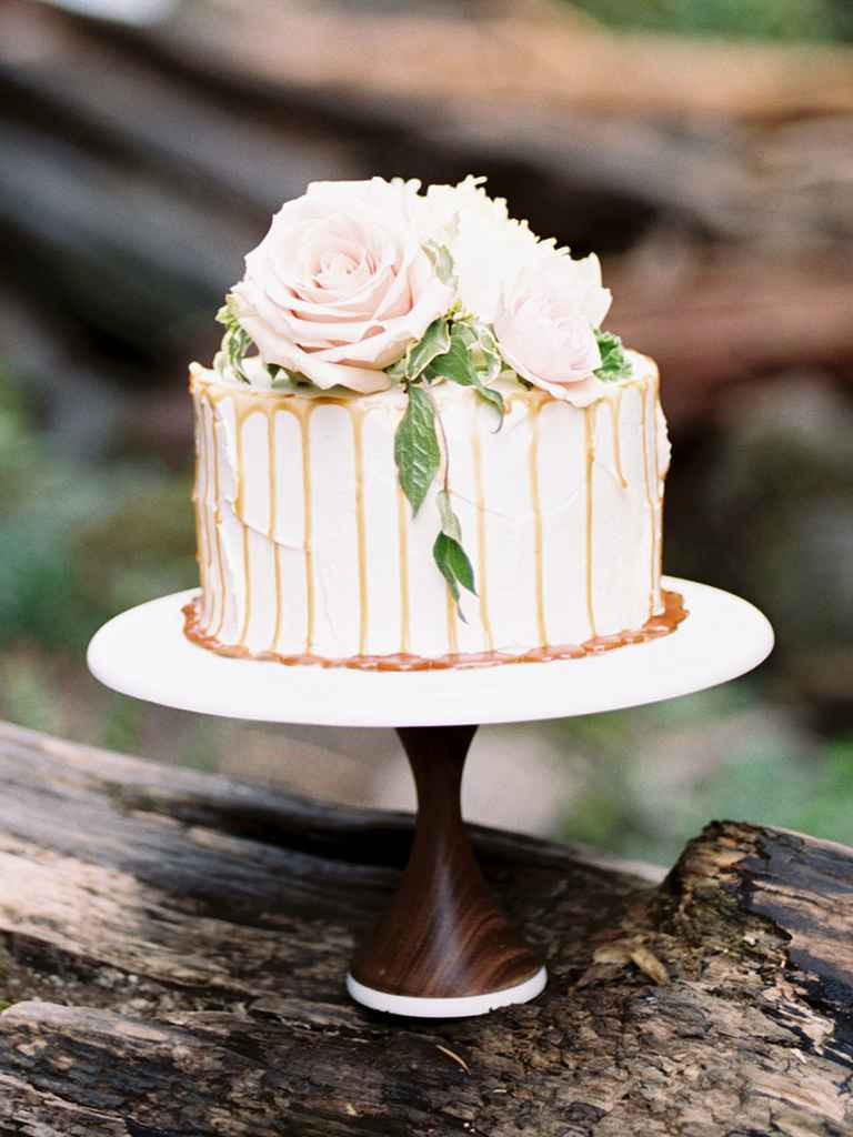 One Tier Wedding Cakes
 Single Tier Wedding Cakes