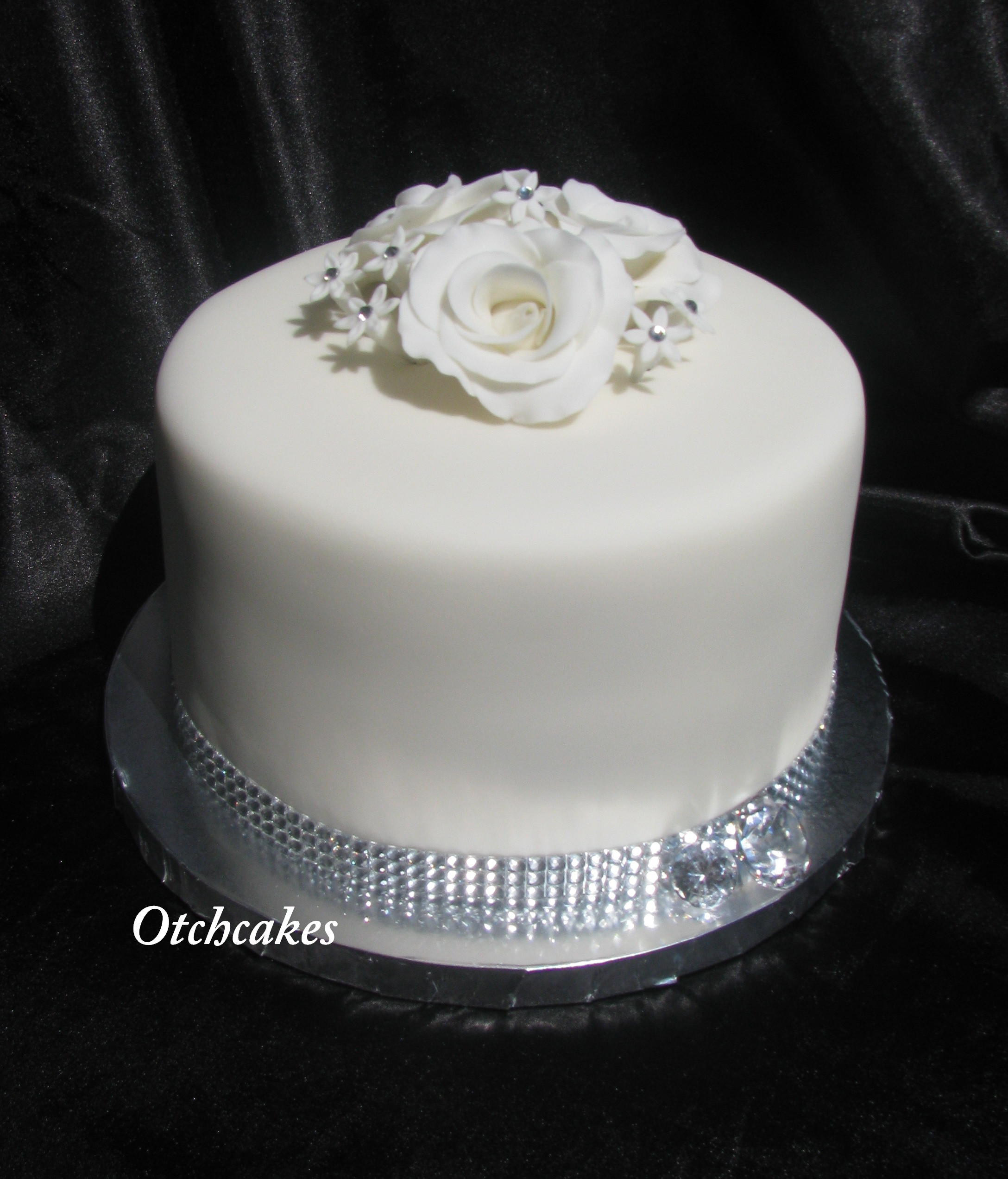 One Tier Wedding Cakes
 Single Tier Wedding Cakes