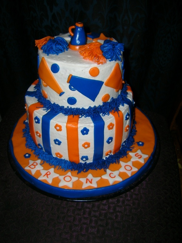 Orange And Blue Wedding Cakes
 43 best images about Orange and Blue Cakes on Pinterest