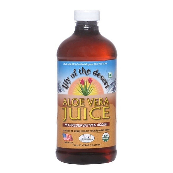 Organic Aloe Vera Juice
 Lily The Desert USA Organic Aloe Vera Juice 473 ml