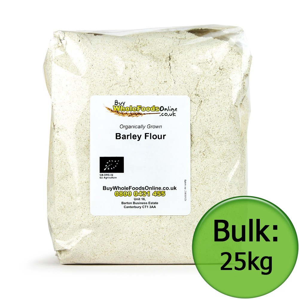 Organic Barley Flour
 Organic Barley Flour 25kg Bulk